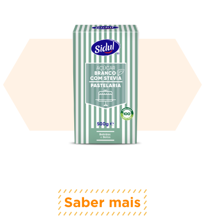 Açúcar Branco com Stevia