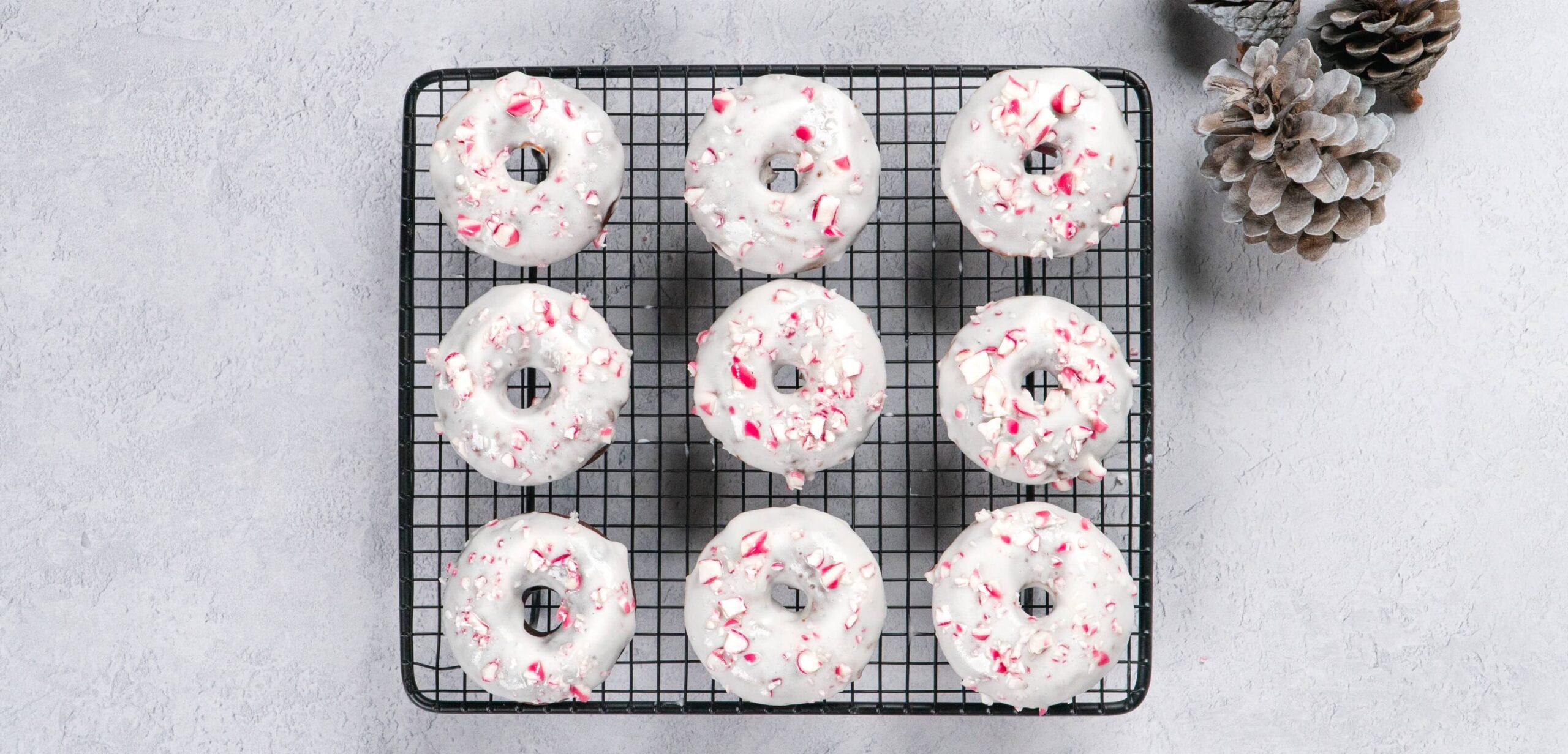 Donuts de chocolate e menta