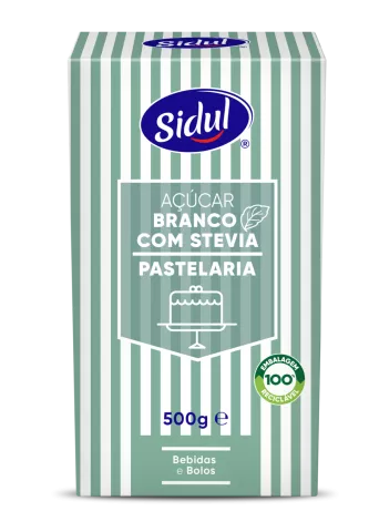 Açúcar Branco com Stevia